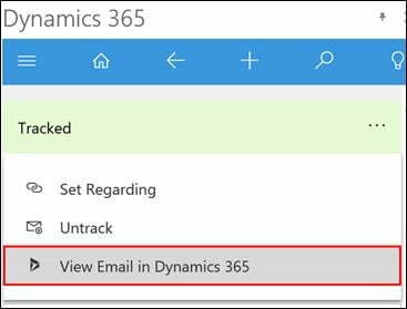 Introducing Dynamics 365 App for Outlook version 9.0